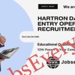 HARTRON Data Entry Operator